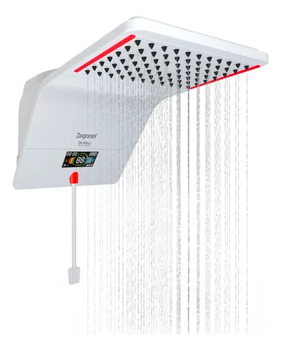 Chuveiro Eletrônico Zagonel Ducali Premium Digital 5500W Branco