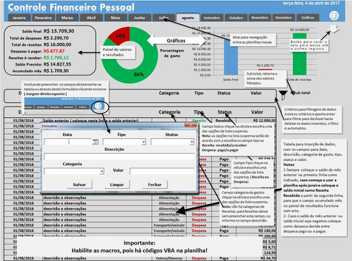 Imagem 1 de 1 de Controle Financeiro Pessoal