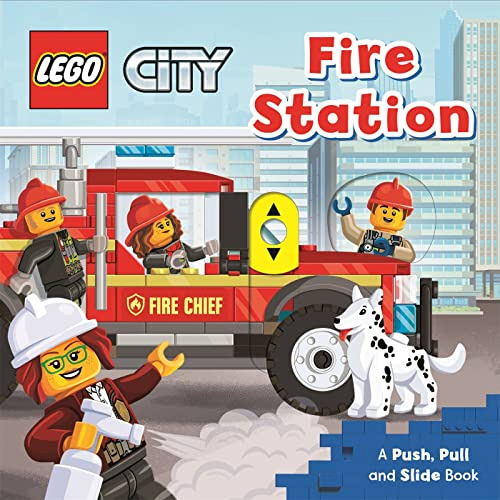 Libro Lego Fire Station Push Pull Slide De Vvaa