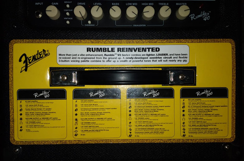 Amplificador De Bajo Eléctrico Fender Rumble 40 