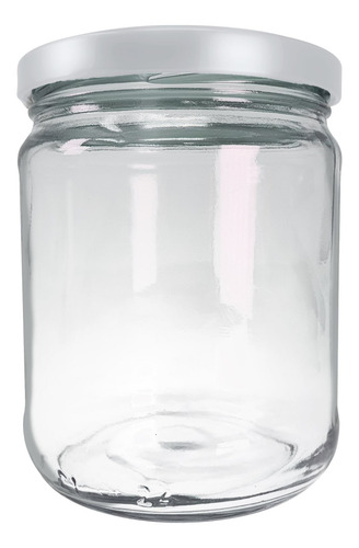 Imagen 1 de 10 de Frasco De Vidrio 16 Oz 450 Ml 24 Pz Envase Dulcero Recuerdos