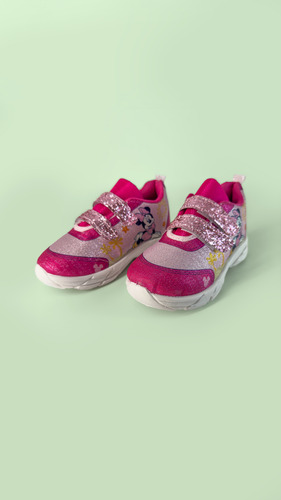 Zapatilla Disney Minnie Mickey Mouse Deportiva Abrojo