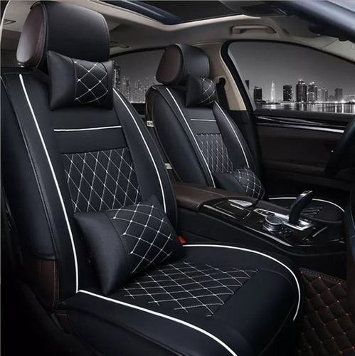 1x cuero universal auto cobertor de asiento para fundas para asientos para 