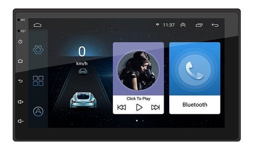 Radio Con Pantalla Android Táctil Gps Wifi 2 Din Auto