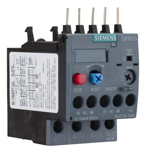 Siemens® Relevador De Sobrecarga 2.2 - 3.2 A 3ru2116-1db0