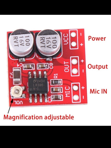 Imagen 1 de 4 de Preamplificador Para Micrófono - Cápsula O Electrec