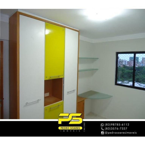 Apartamento Com 3 Dormitórios À Venda, 95 M² Por R$ 350.000 - Miramar - João Pessoa/pb - Ap4466