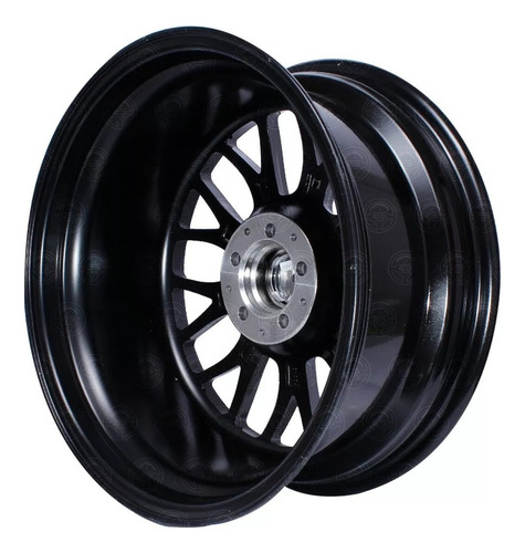 Rines 17 Pul 5/100 Vw Chevrolet Remaches Cromados 2 Pzas Color Gris Aluminio
