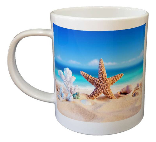 Taza De Plastico Estrella De Mar Simpatica Parada Caracol