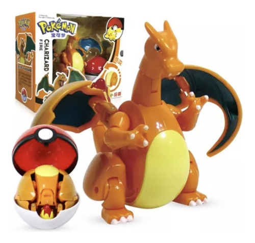 Set Pokemon Charizard + Pokebola