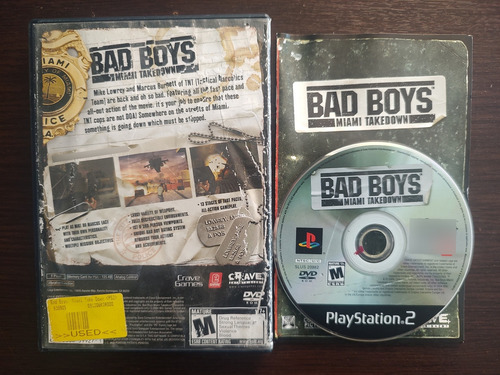 Bad Boys Miami Takedown Ps2 Original Físico Completo (Usado)