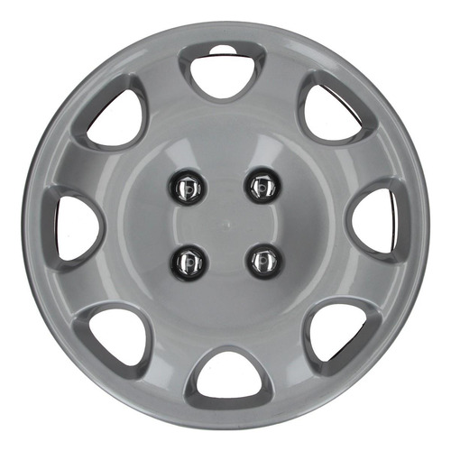 Juego Tazas (x 2) 14 Pulgada Sin Logo Tuerca Cromada Silex 3