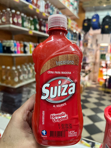 Cera Suiza Al Solvente Líquida Para Madera Incoloro