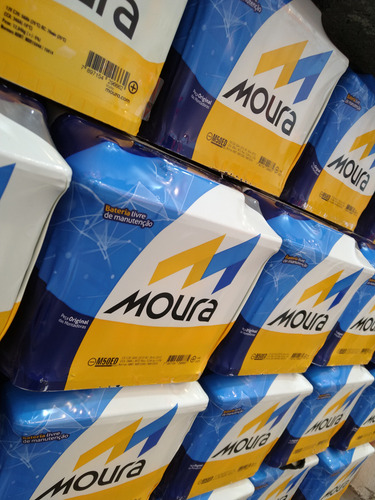 Bateria Moura Carro 50ah M50ed Fiat - A Base De Troca!