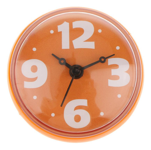 Reloj Montado En La Pared Naranja