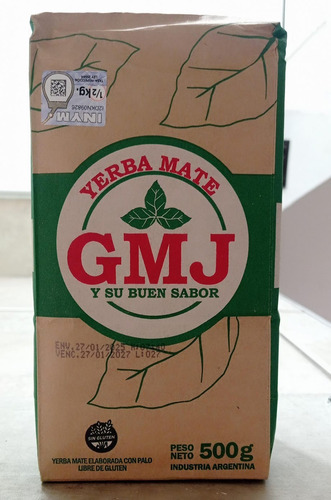 Combo X2 Yerba Mate Amanecer Campero Y Gmj Sin Tacc