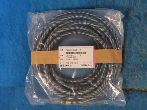 Okuma Metal Flexible Coolant Hose H0026-0005-19 Fsc658 P Ssa