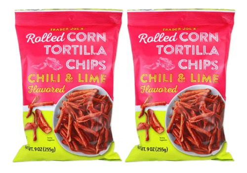 Trader's Joe Chips Y Snacks Chili & Lime, 255 Grs, 10 Piezas