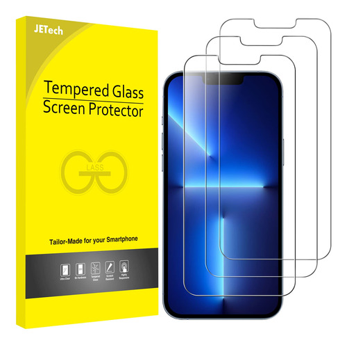 Protector Pantalla Jetech iPhone 13 Pro Max 6.7  Vidrio