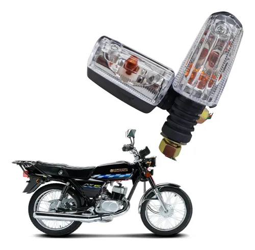 Direccionales (x2) Para Ax 100 Suzuki Pequeñas Transparente