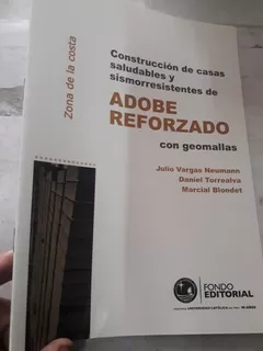 Libro Adobe Reforzado Con Geomallas Zona De La Costa
