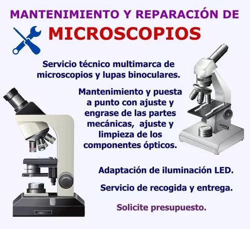 Regreso Verter Guerrero Mantenimiento De Microscopios | MercadoLibre 📦