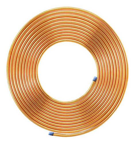 Tubo Cano Cobre Flexivel Refrigera Panqueca 1/2'' 15 Metros