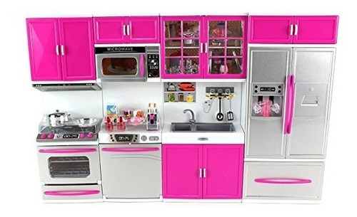 Mi Muñeca Playsets Cocina Moderna 32 Kit Completo De Lujo Co