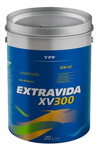 Ypf Extra Vida Xv 300 X 20 Lts