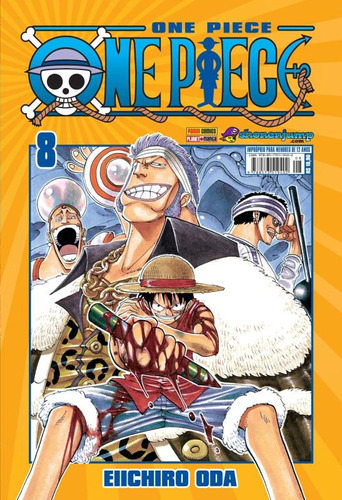 One Piece Vol. 8, de Oda, Eiichiro. Editora Panini Brasil LTDA, capa mole em português, 2005