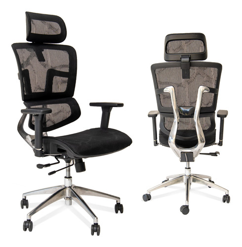 Ergomax Con Reposacabezas Y Reposabrazos Ergonómicos