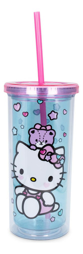 Vaso Sanrio Hello Kitty Stacked Donuts Carnival De 600 Ml Co