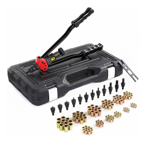 16 Mano Riveter Rivet Tool Kit De Instalación Profesio...