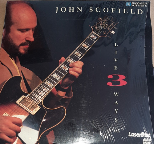 John Scofield Live 3 Ways Laser Disc Pioneer Impecable!