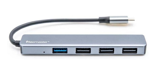 Hub Usb Tipo C 3.0 High Speed Aluminium Pro 4 Puertos