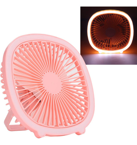 Mini Ventilador Lampara Led Mini Fan 3 Velocidade Recargable