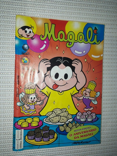 Gibi Magali - Nº 395 - Editora Globo ( 21 ) (Usado)