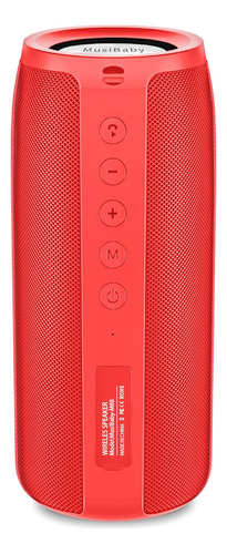 Altavoz Bluetooth Musibaby M88 Rojo