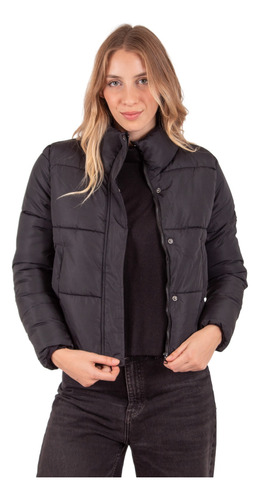 Campera Mujer Parka Abrigada Piel Interior Importada Capucha