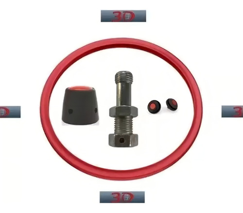 Kit 6 Pçs Panela Pressão 3d Alcast Anel Cabo Peso Selo Pino