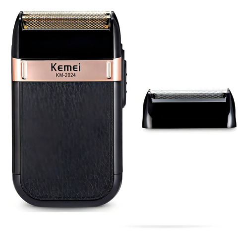 Barbeador Shaver Kemei Elétrico Com Cabeças Removiveis