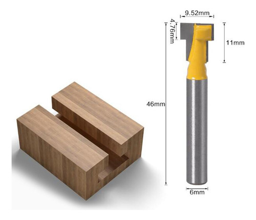 Roteador Shank Keyhole De 6 Mm/cortador De Corte De Madeira
