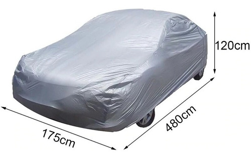 Imagen 2 de 8 de Funda De Coche A Prueba De Agua Con Protección Solar Talla L