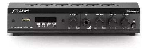 Amplificador Receiver Som Ambiente Frahm Slim 800 App 30w