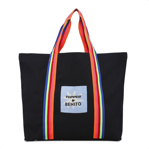 Imagen 3 de 4 de Bolso Topper Tote Bag Benito Unisex Casual Moda Urbano