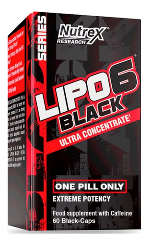 Lipo 6 Black Ultra Concentrado Quemador Grasa Envio Gratis