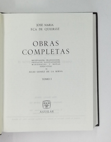 Obras Completas José María Eca De Queiroz (Usado)