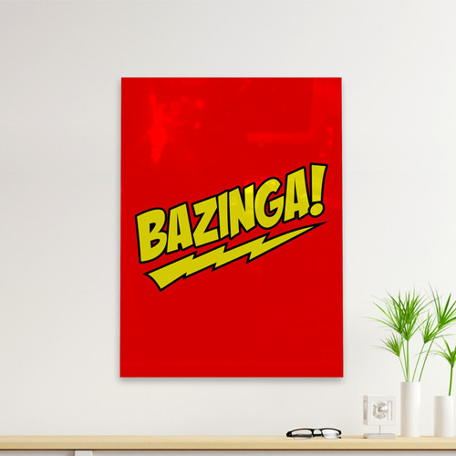 Cuadro Deco Bazinga (d0221 Boleto.store)