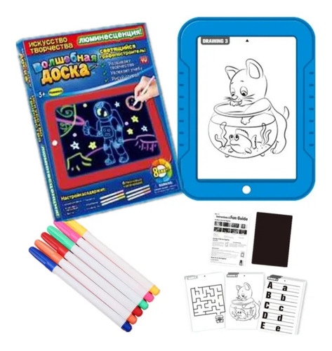 Pizarra Magica Table Led Magic Pad Para Dibujos Mágicos