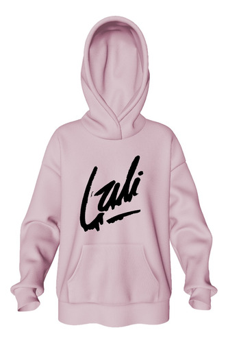 Lali Rosa Logo - Buzo Canguro - Hoodie Unisex Con Capucha